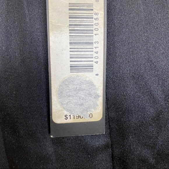 Catherine Maladrino cut-out gown with white leather waist band NWT - Picture 10 of 14